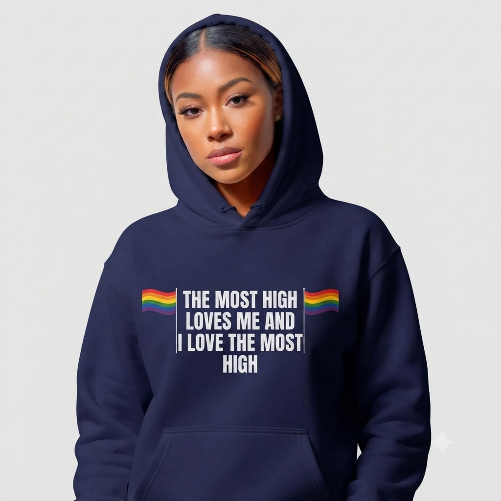 I LOVE THE MOST HIGH Hoodie - Image 4