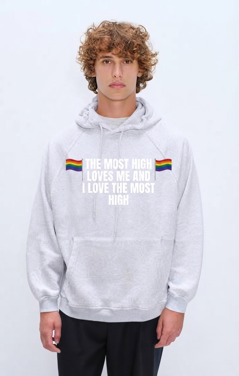 I LOVE THE MOST HIGH Hoodie - Image 3