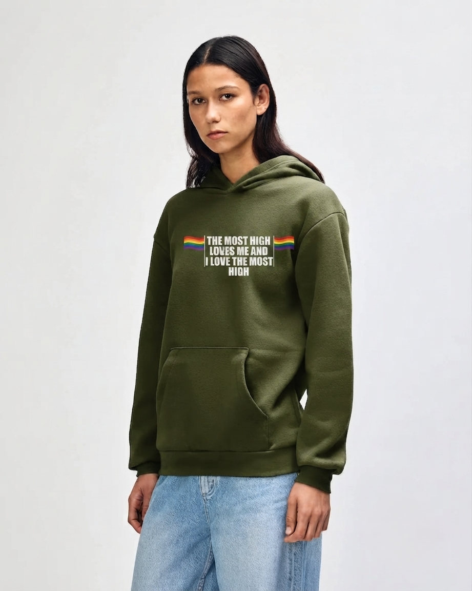 I LOVE THE MOST HIGH Hoodie - Image 7